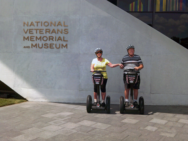 The two RV Gypsies at The National Veterans Memorial and Museum